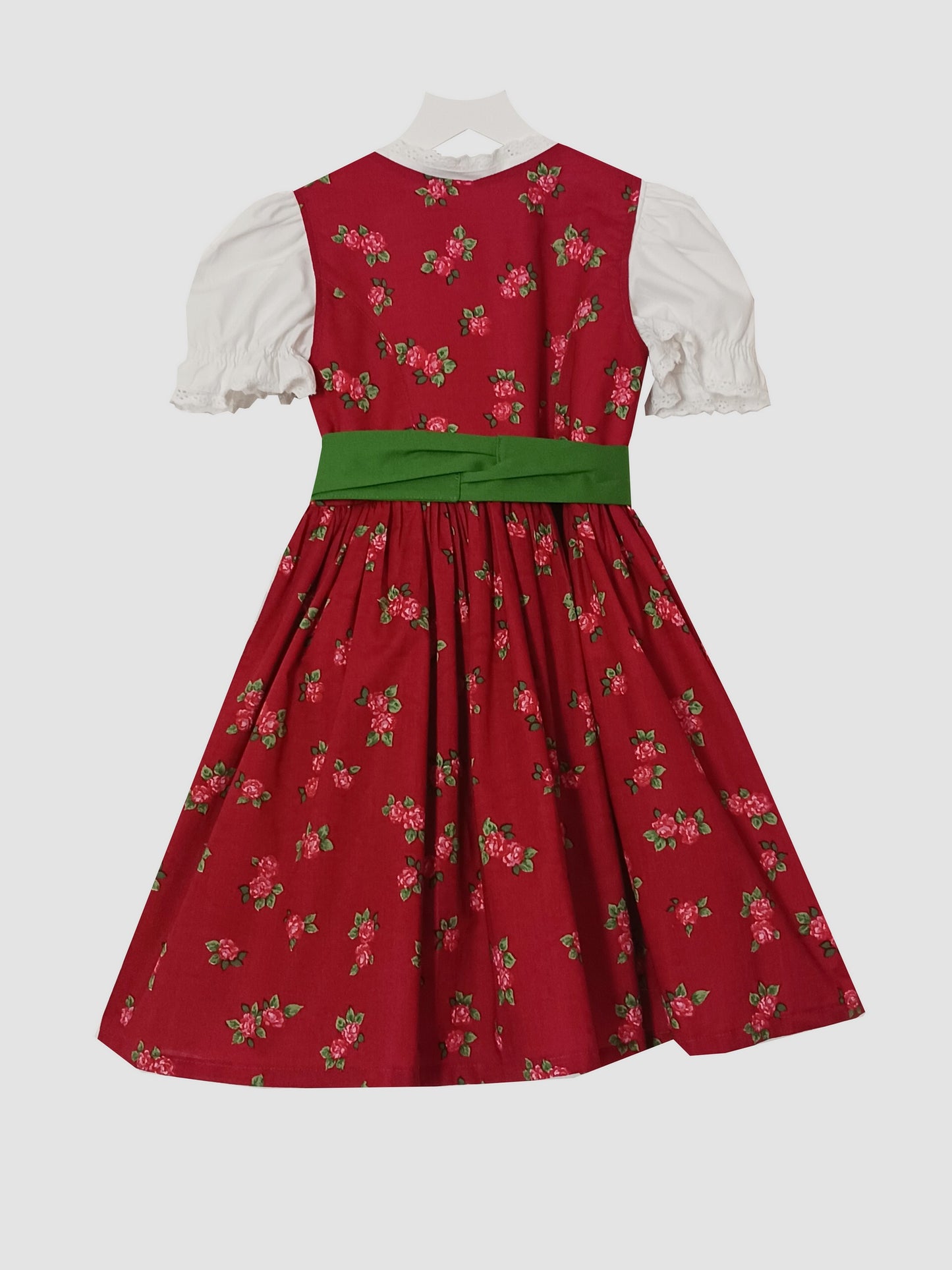 "Kathrin" Kinderdirndl Mädchen Dirndl rot 98/104