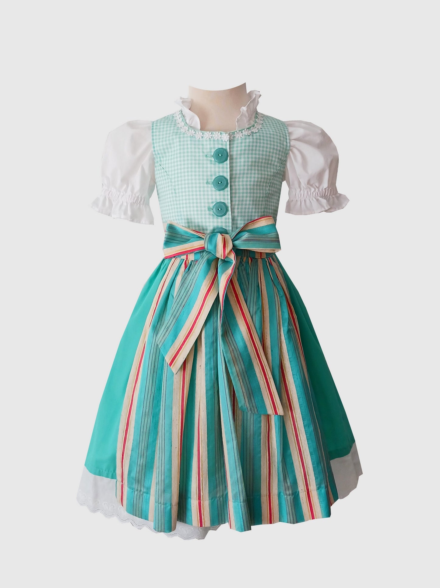 "Karoline" children dirndl girls dirndl mint green 2 sizes