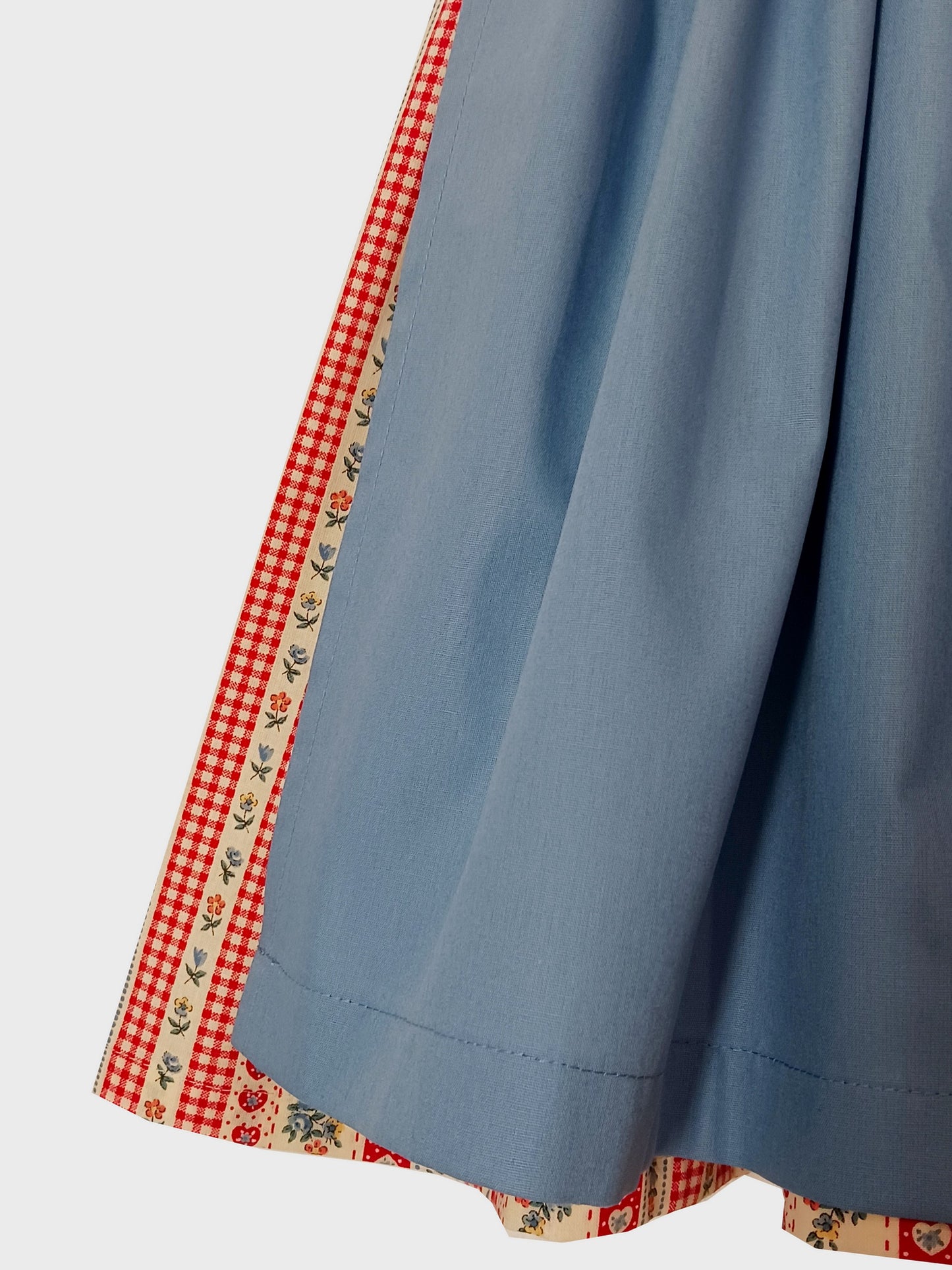 "Daria" Kinderdirndl Mädchen Dirndl 98/104 rot-blau