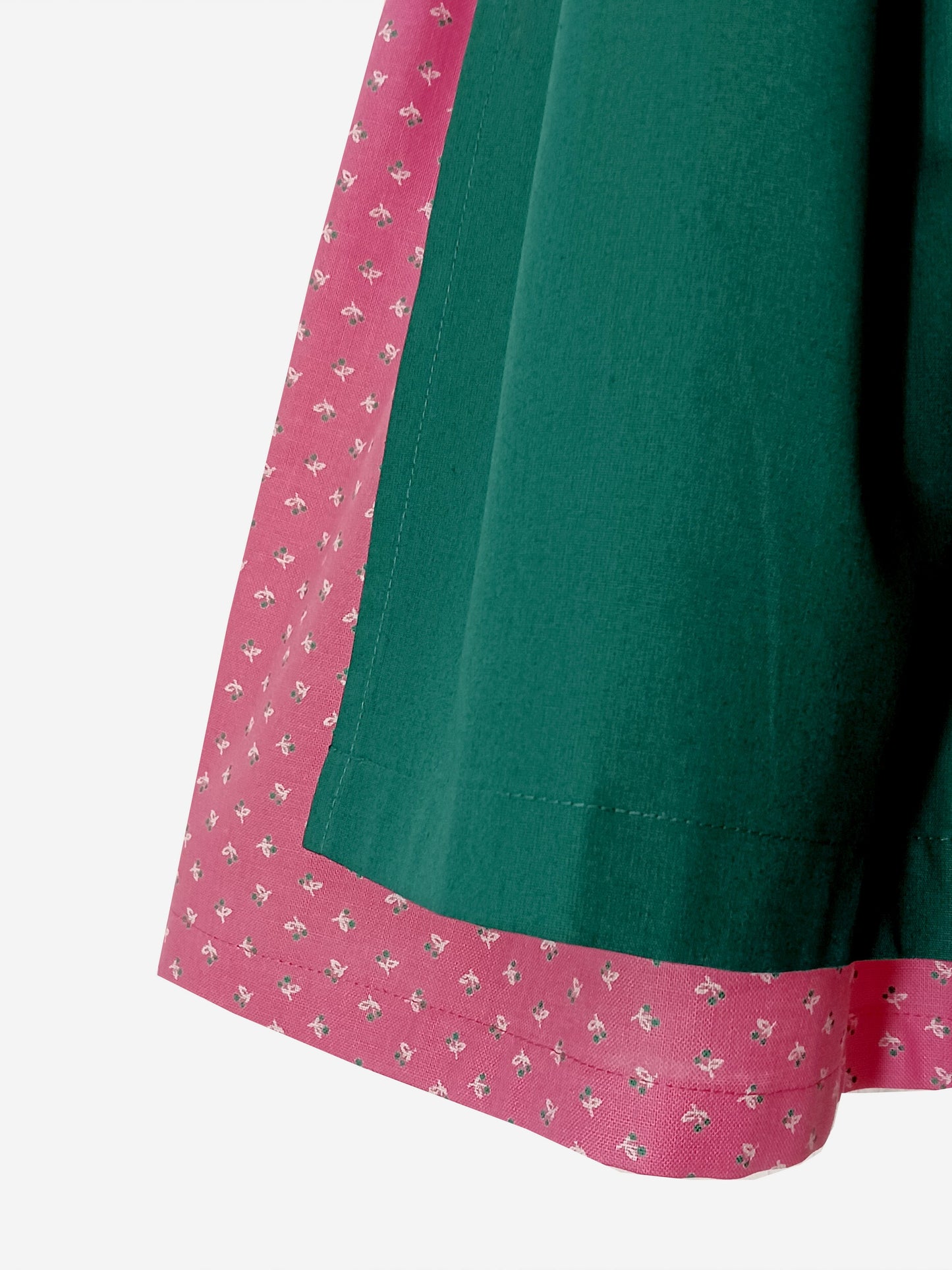 "Pinar" Kinderdirndl Mädchen Dirndl in pink + smaragdgrün
