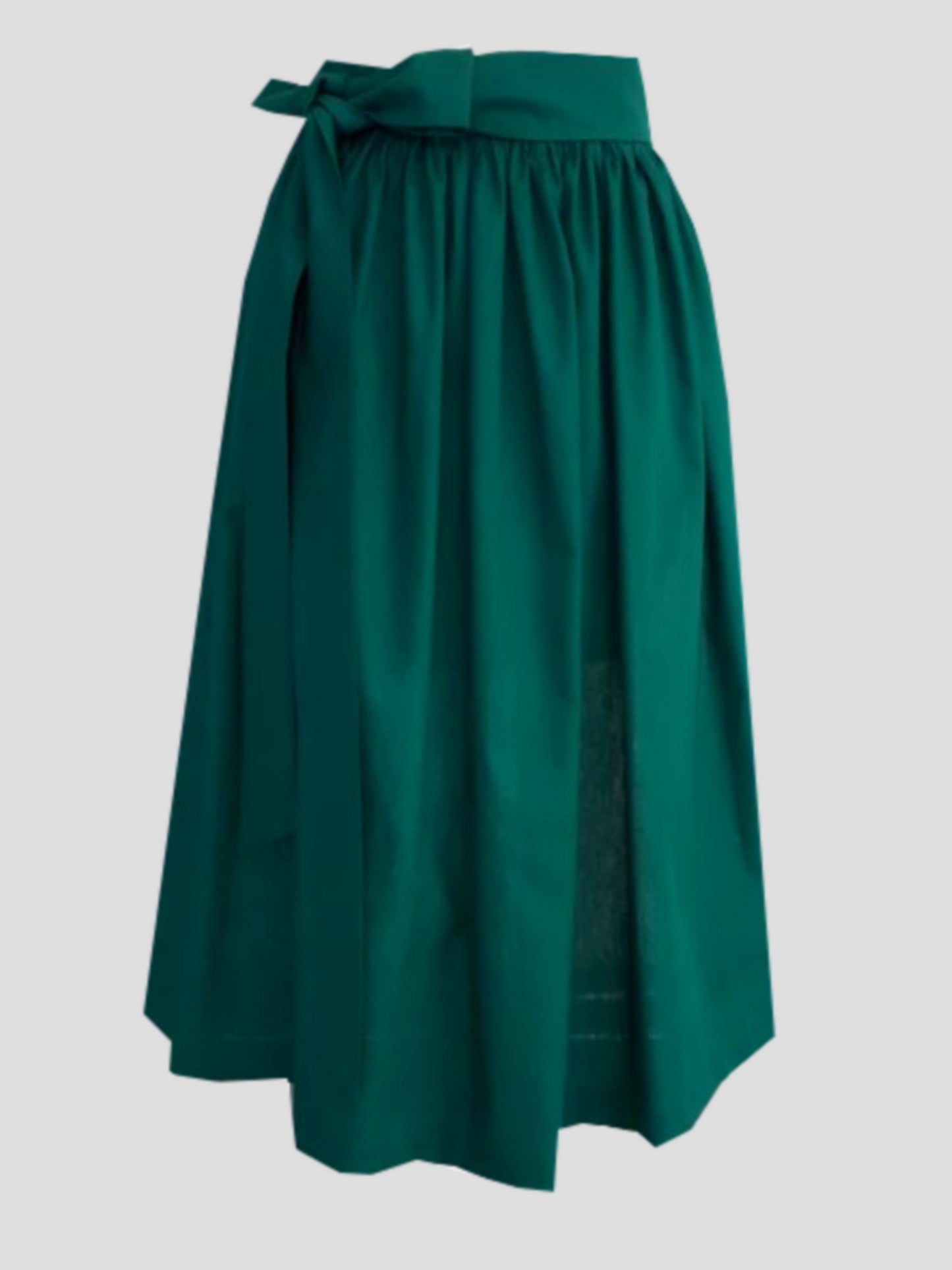 Damen Dirndlschürze Baumwolle Smaragd grün