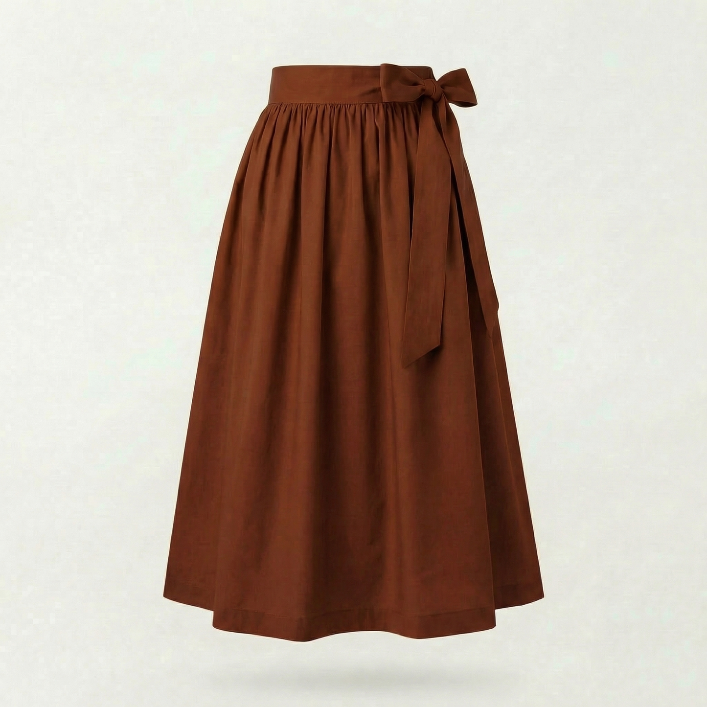 Dirndlschürze Cognac – Baumwolle