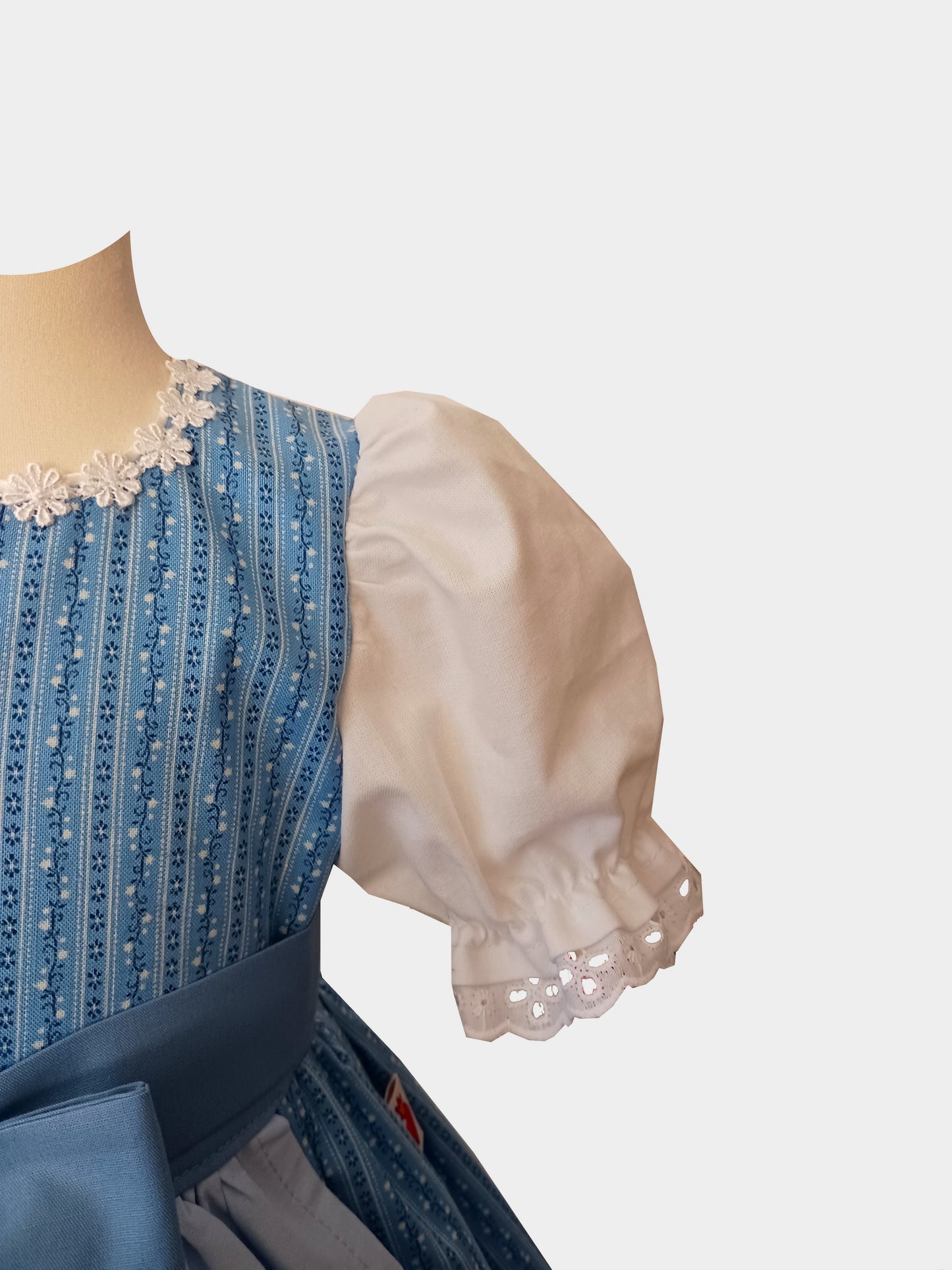 "ARIEL" Babydirndl Kinderdirndl blau 62/68 -  Sofortkauf!