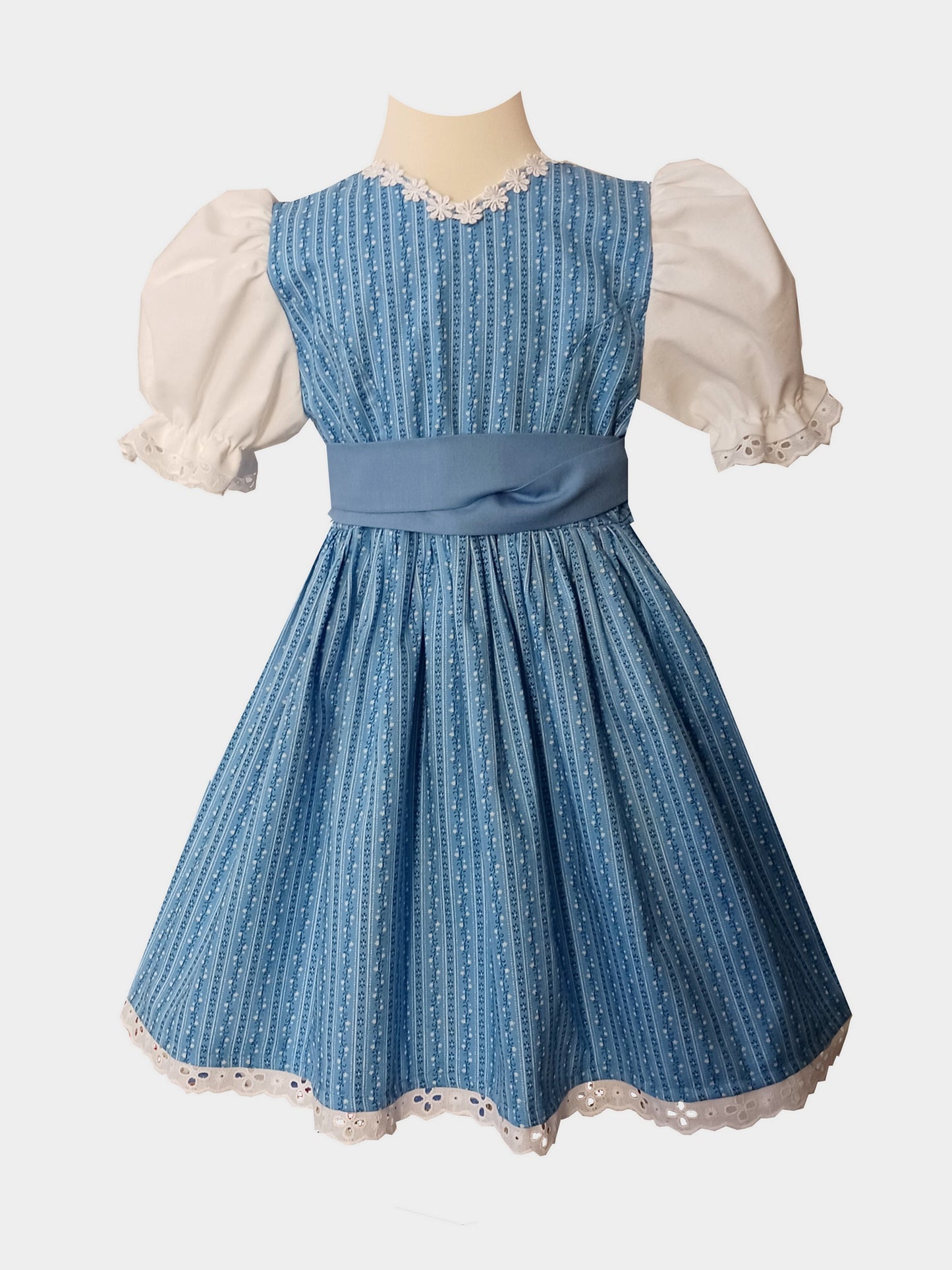 "ARIEL" Babydirndl Kinderdirndl blau 62/68 -  Sofortkauf!