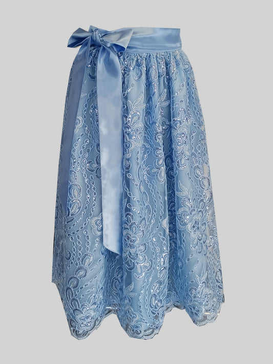 Ladies dirndl apron sequins M/70cm > Buy it now