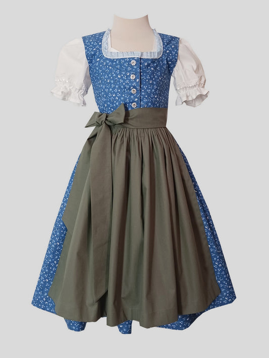 "Betty blue" Kinderdirndl Mädchen Dirndl 122/128 - Sofortkauf
