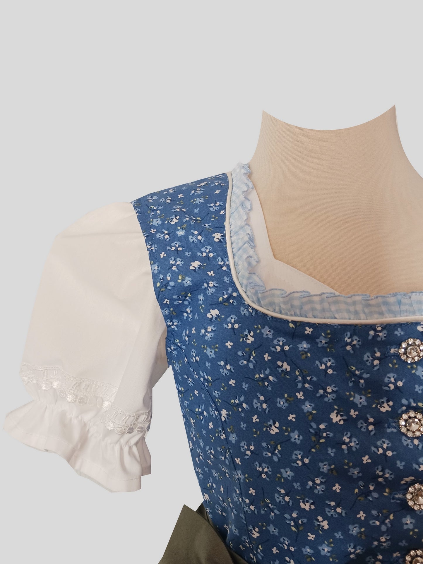 "Betty blue" Kinderdirndl Mädchen Dirndl 122/128 - Sofortkauf