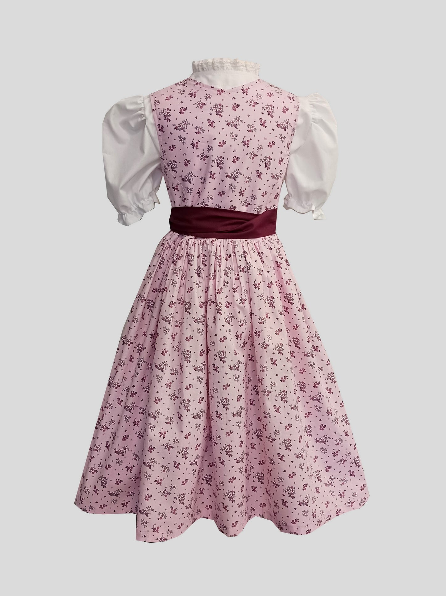 "Larissa" Kinderdirndl Mädchen Dirndl rosa aubergine 122/128 - Sofortkauf