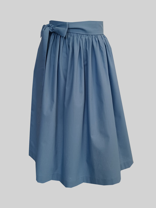 Damen Dirndlschürze Baumwolle blue shadow