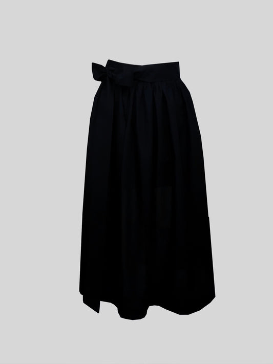 Damen Dirndlschürze Baumwolle dark navy nachtblau