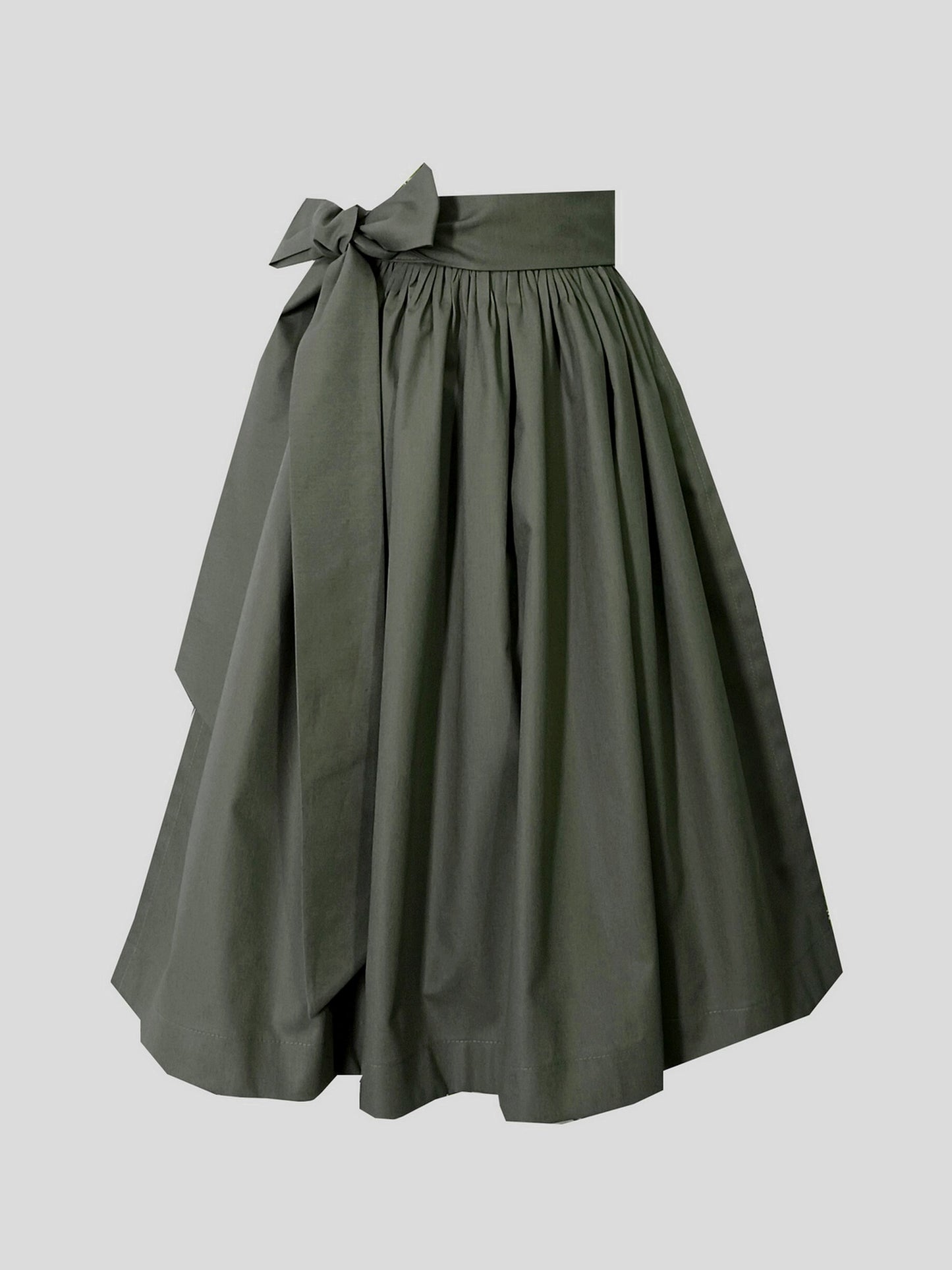 Damen Dirndlschürze Baumwolle "khaki"