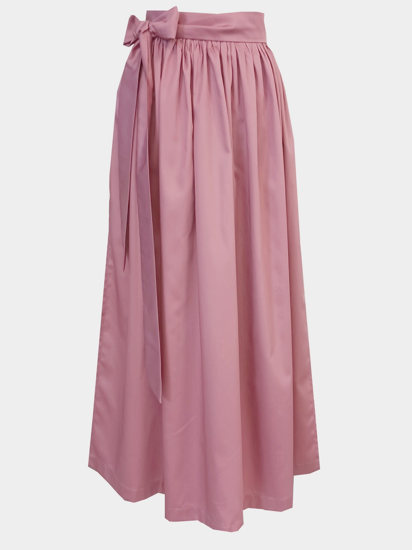 Damen Dirndlschürze Baumwolle satiniert light rose