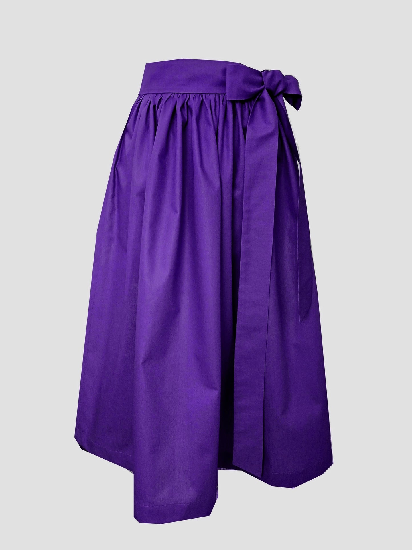 Damen Dirndlschürze Baumwolle lila