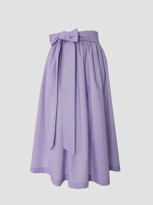 Damen Dirndlschürze Baumwolle lila hell