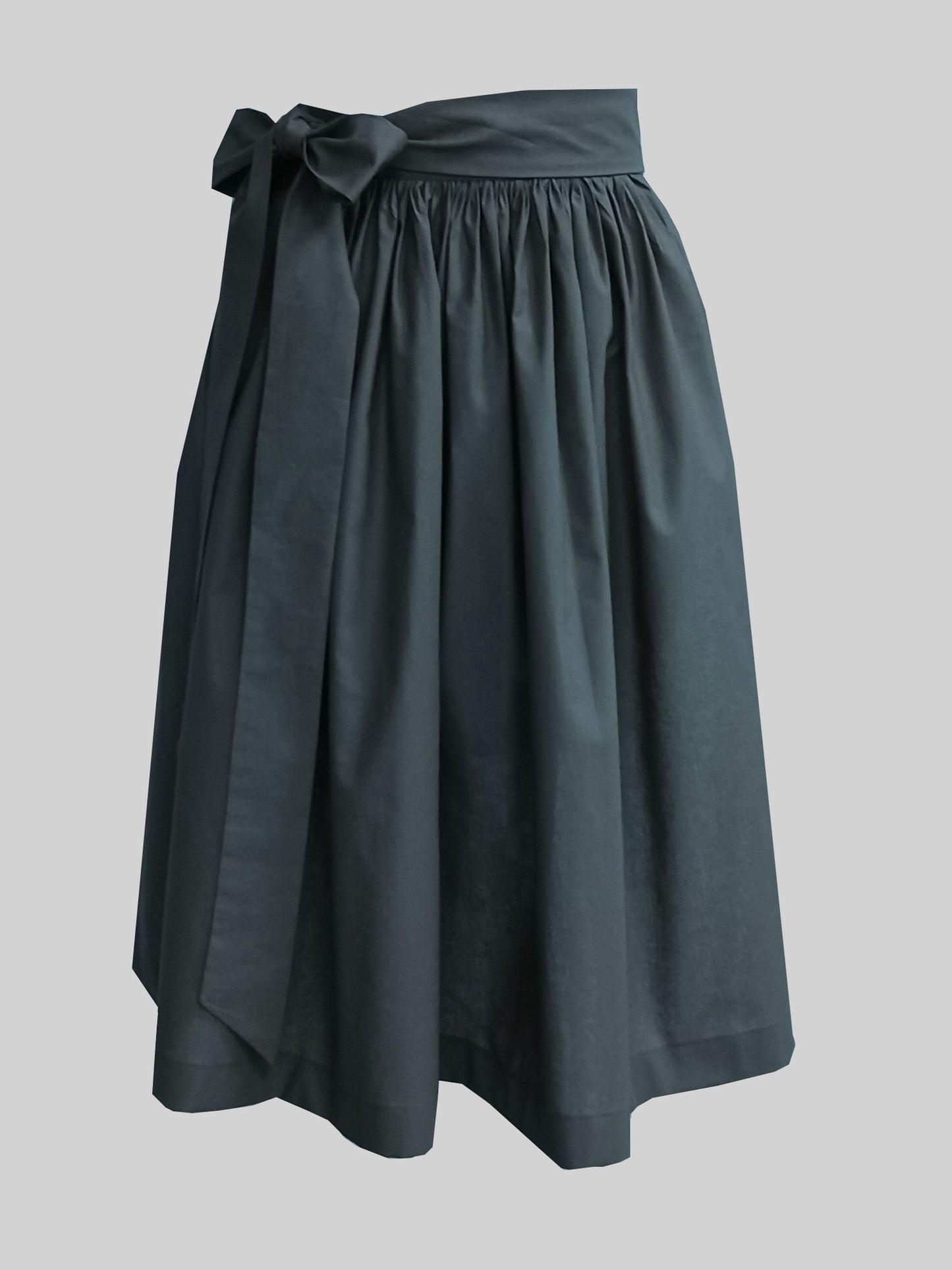 Ladies dirndl apron cotton light jeans blue light blue