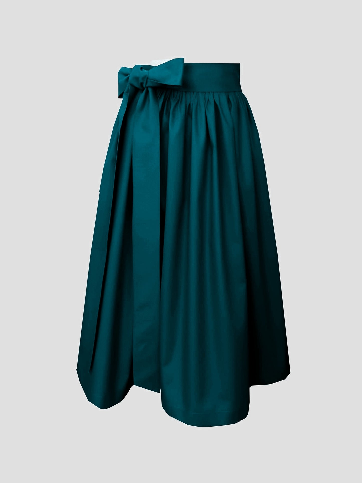 Damen Dirndlschürze Baumwolle petrol