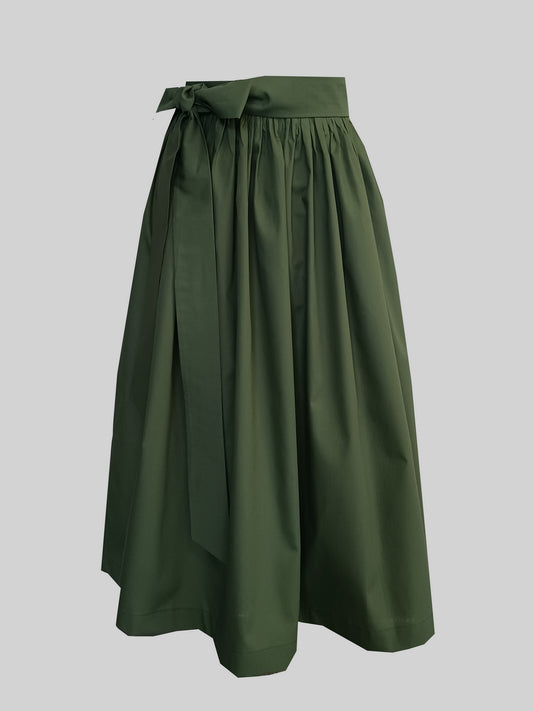 Damen Dirndlschürze Baumwolle "pickle"