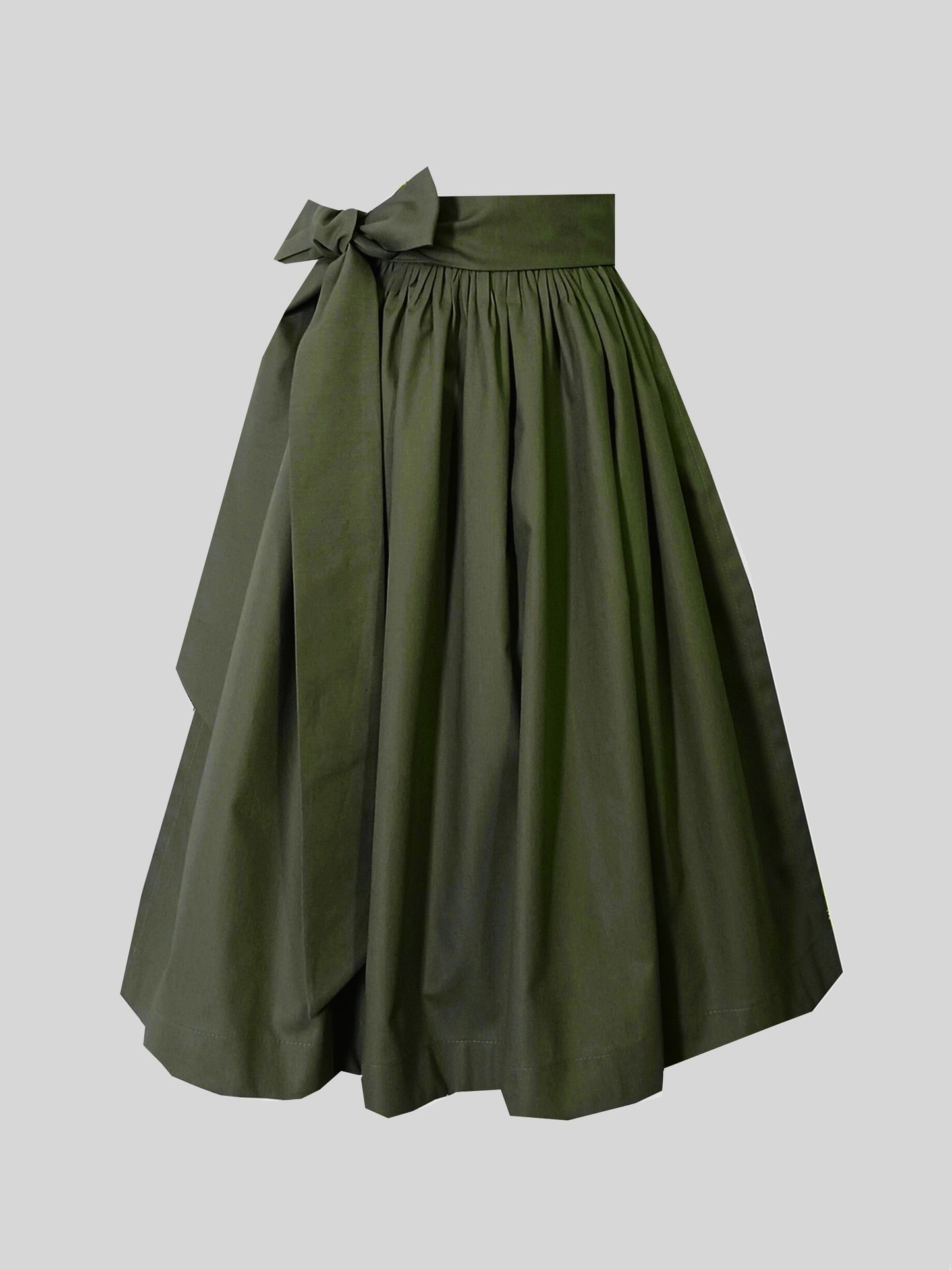 Damen Dirndlschürze Baumwolle "pickle"