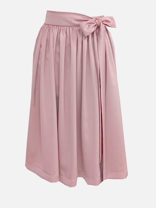 Damen Dirndlschürze Royal Micro Satin rosé
