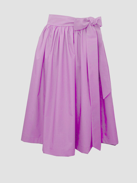Damen Dirndlschürze Baumwolle rose lilac