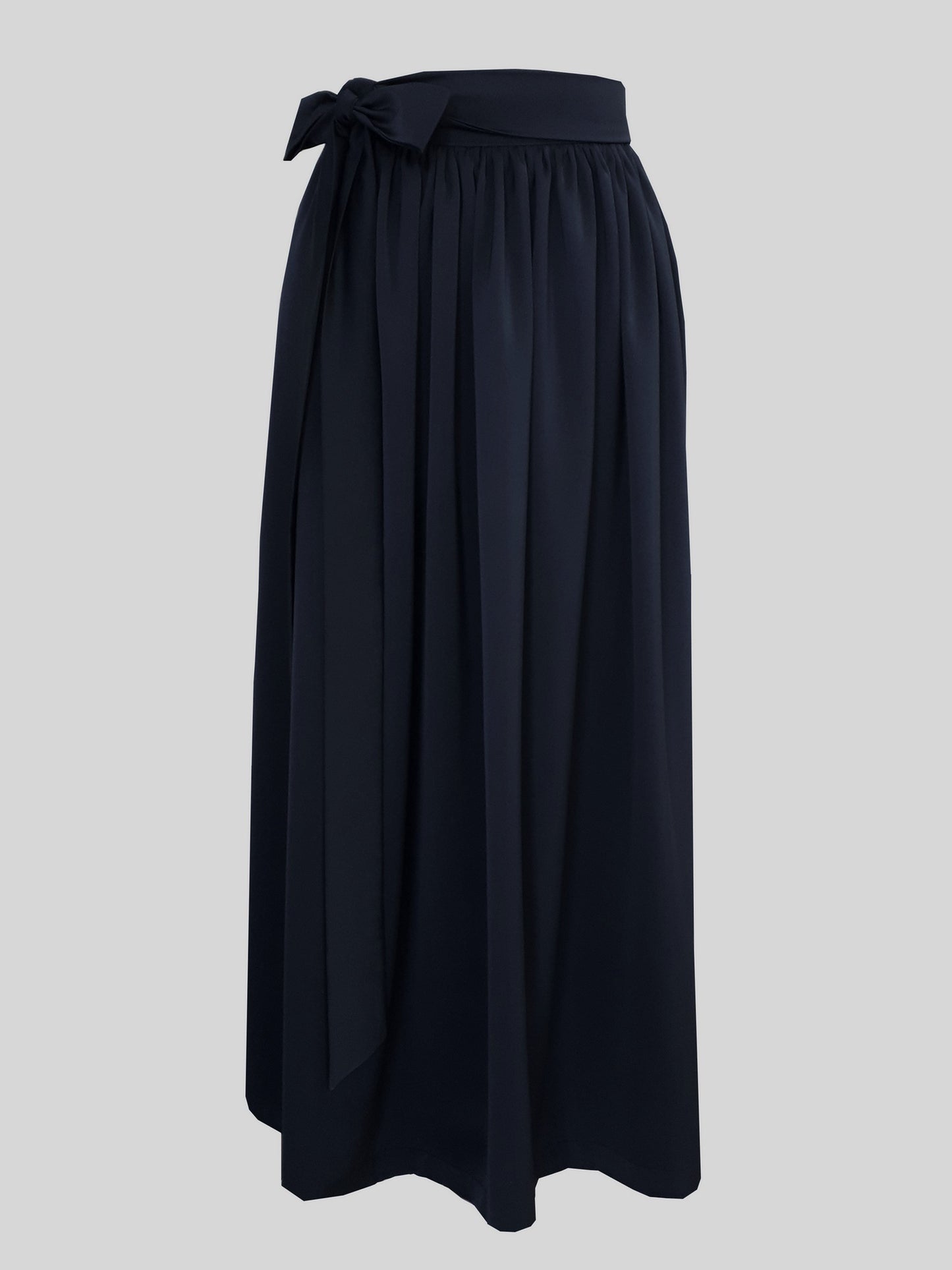 Damen Dirndlschürze Royal Micro Satin dunkelblau