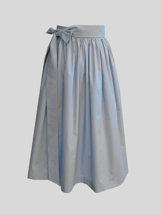 Damen Dirndlschürze Baumwolle soft blue