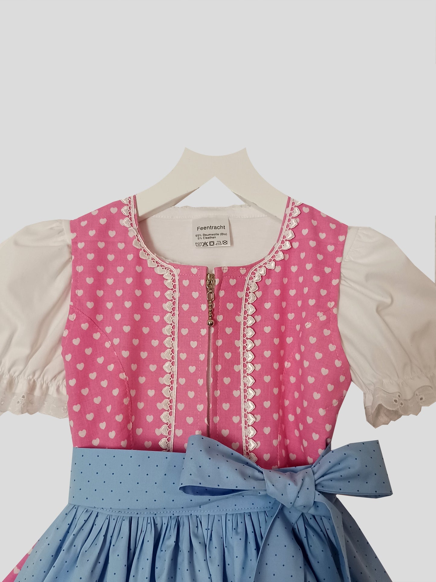 "Selma" Kinderdirndl rosa 98/104