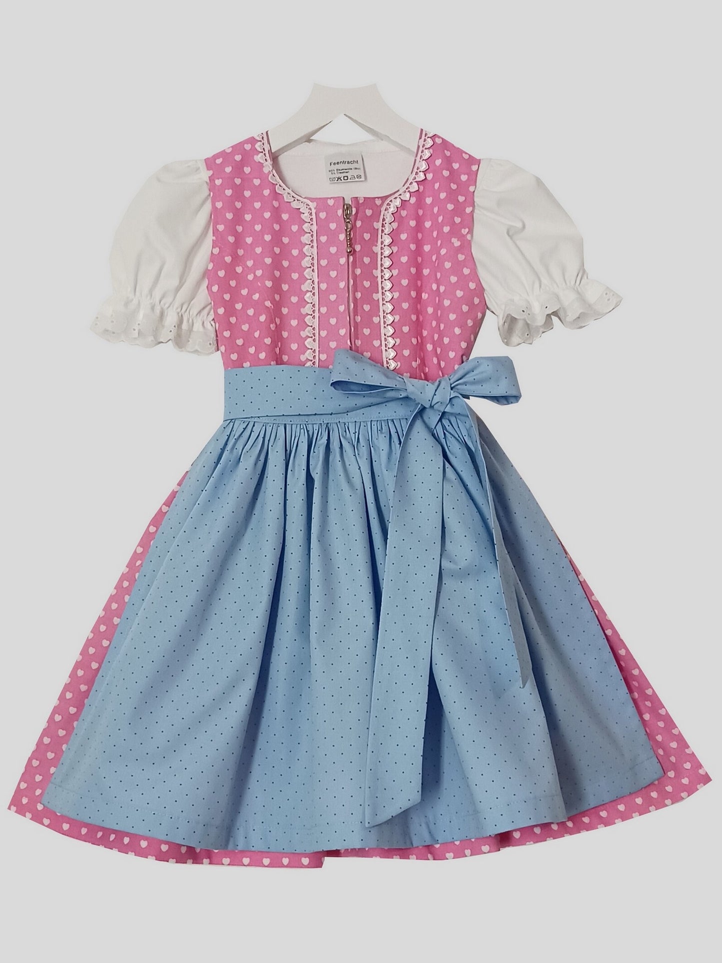 "Selma" Kinderdirndl rosa 98/104