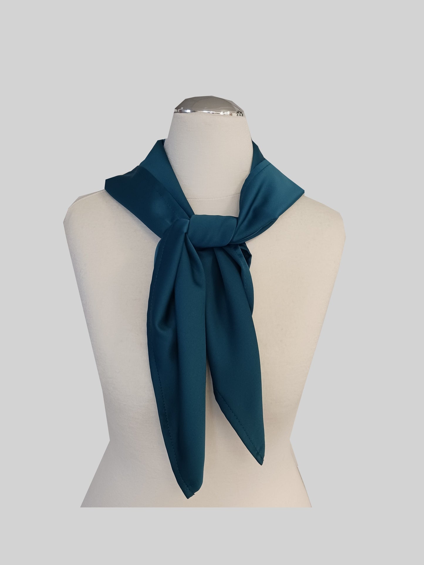 Damen Dirndlschürze Royal Micro Satin petrol