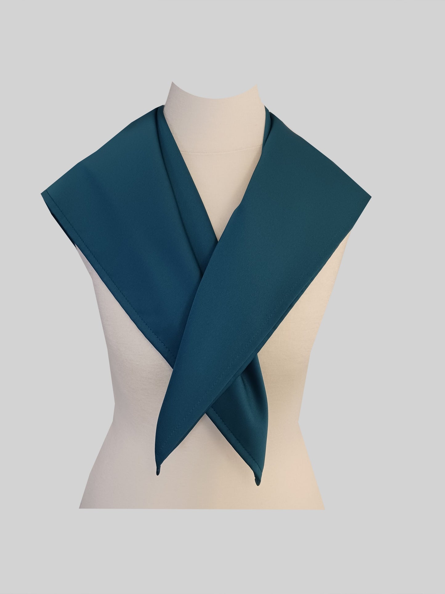 Damen Dirndlschürze Royal Micro Satin petrol