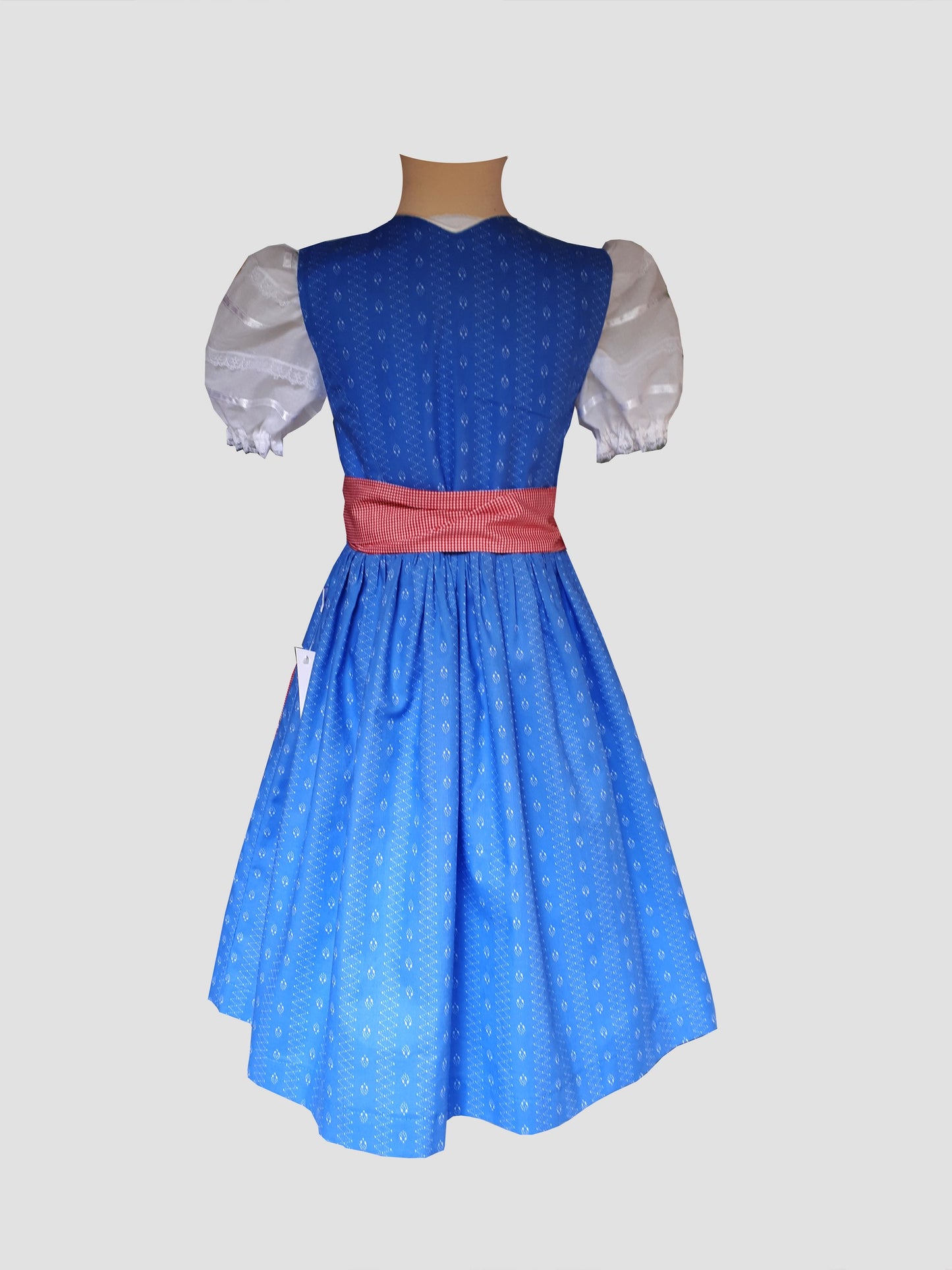 "Alexa" Kinderdirndl Mädchen Dirndl blau rot 116/122