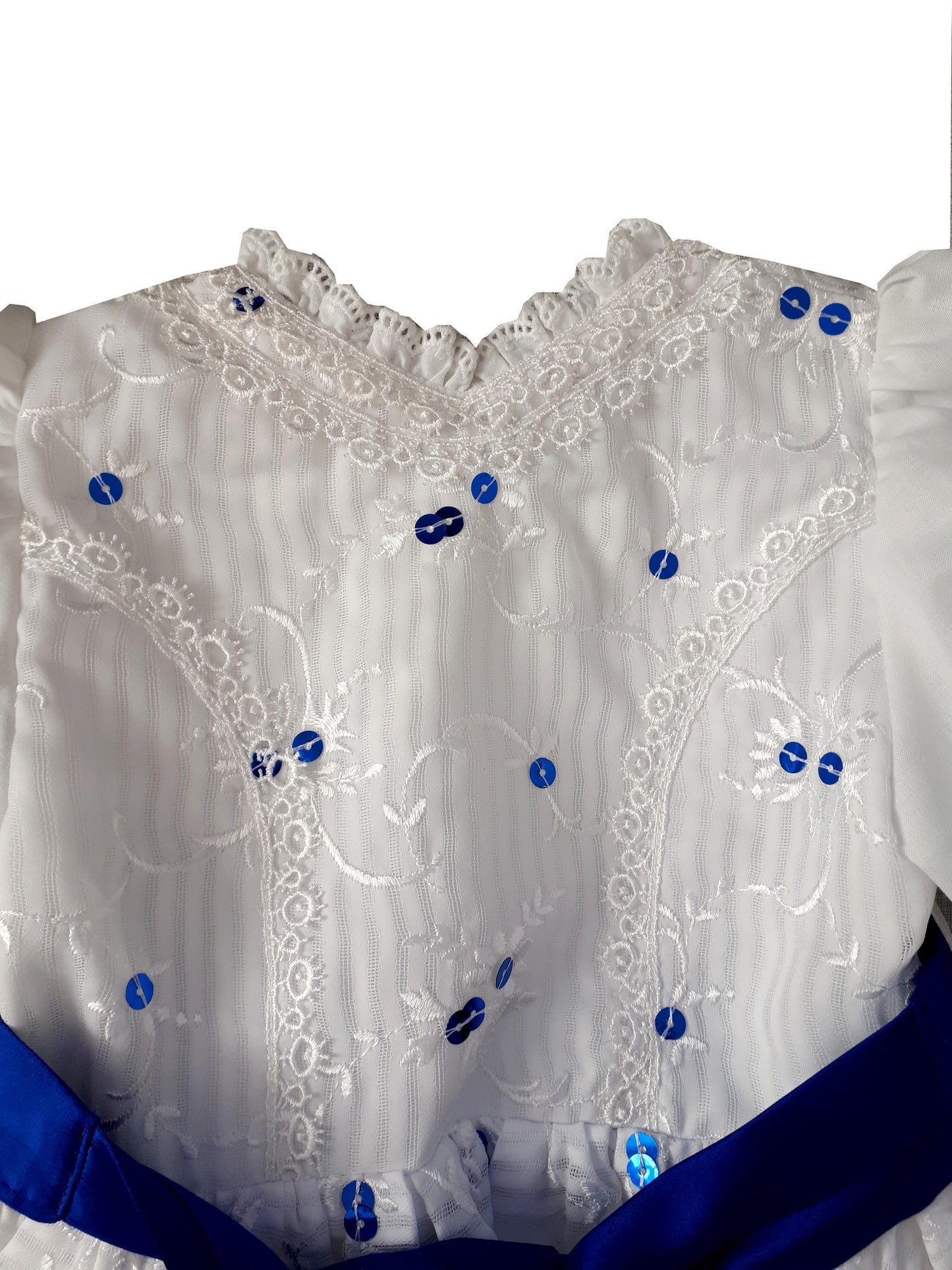 "Bianca" Taufdirndl/Festtagsdirndl Spitze und Pailletten Gr. 68 -  Sofortkauf!