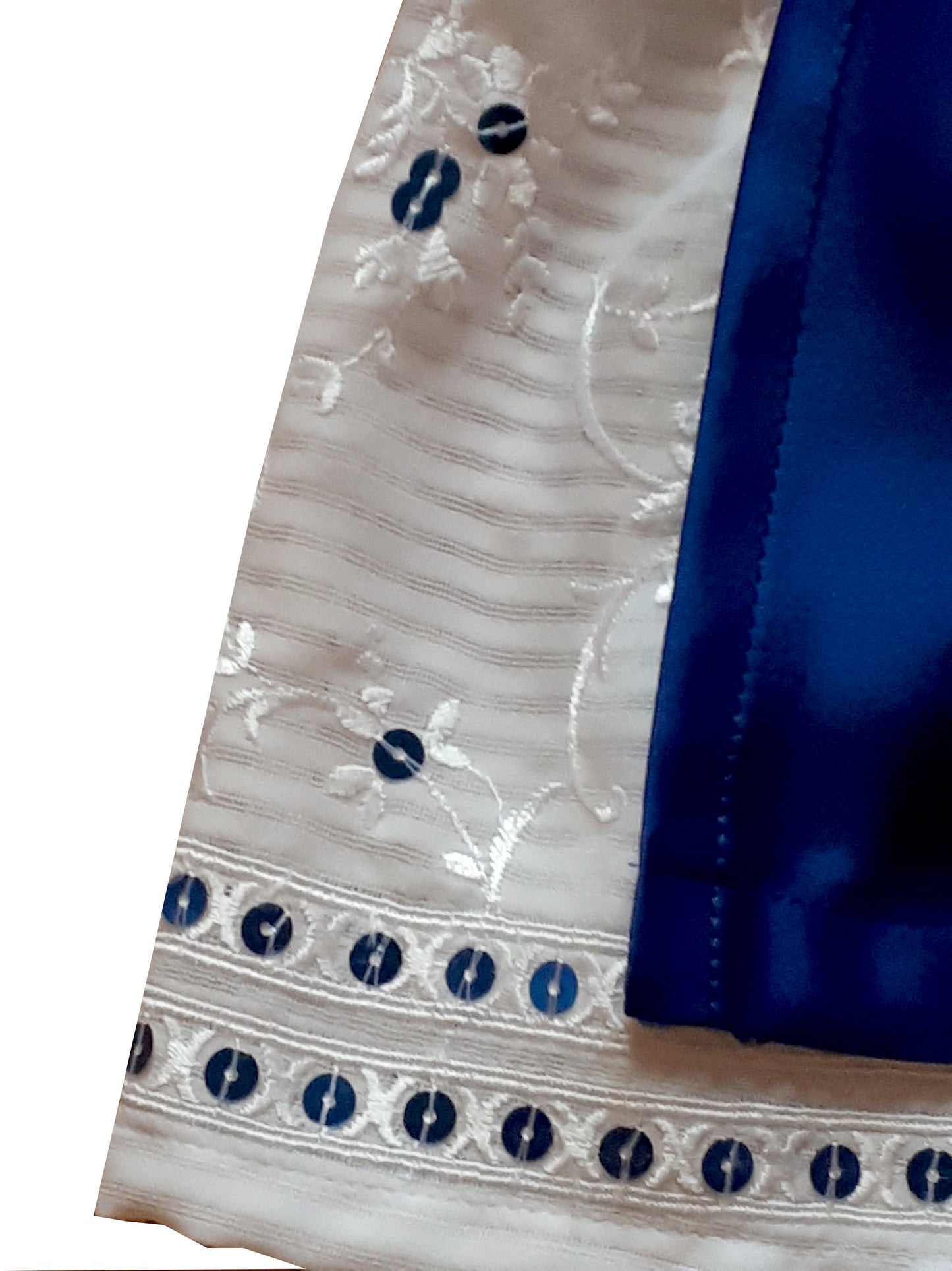 "Bianca" Taufdirndl/Festtagsdirndl Spitze und Pailletten Gr. 68 -  Sofortkauf!