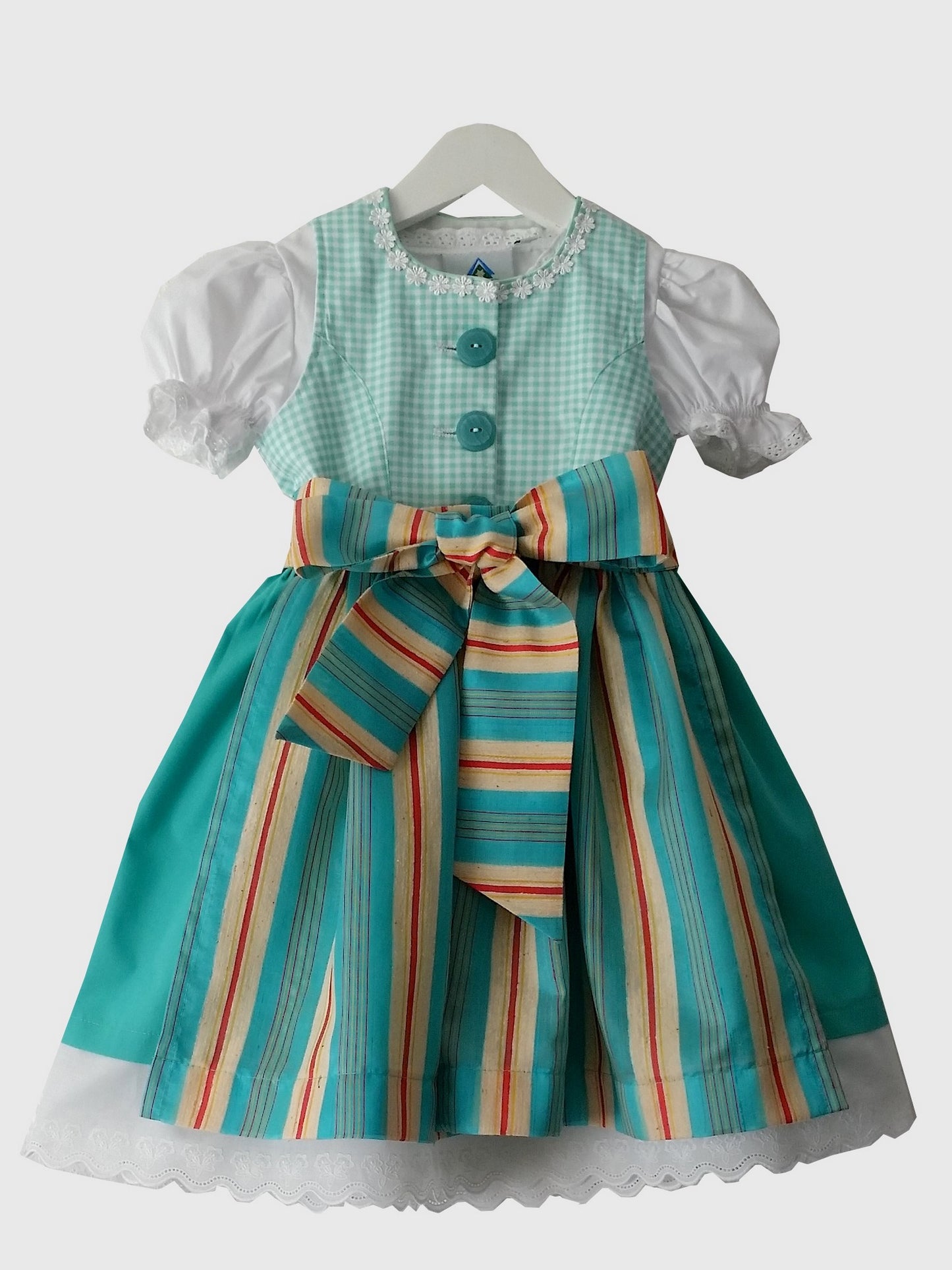 "Karoline" children dirndl girls dirndl mint green 2 sizes