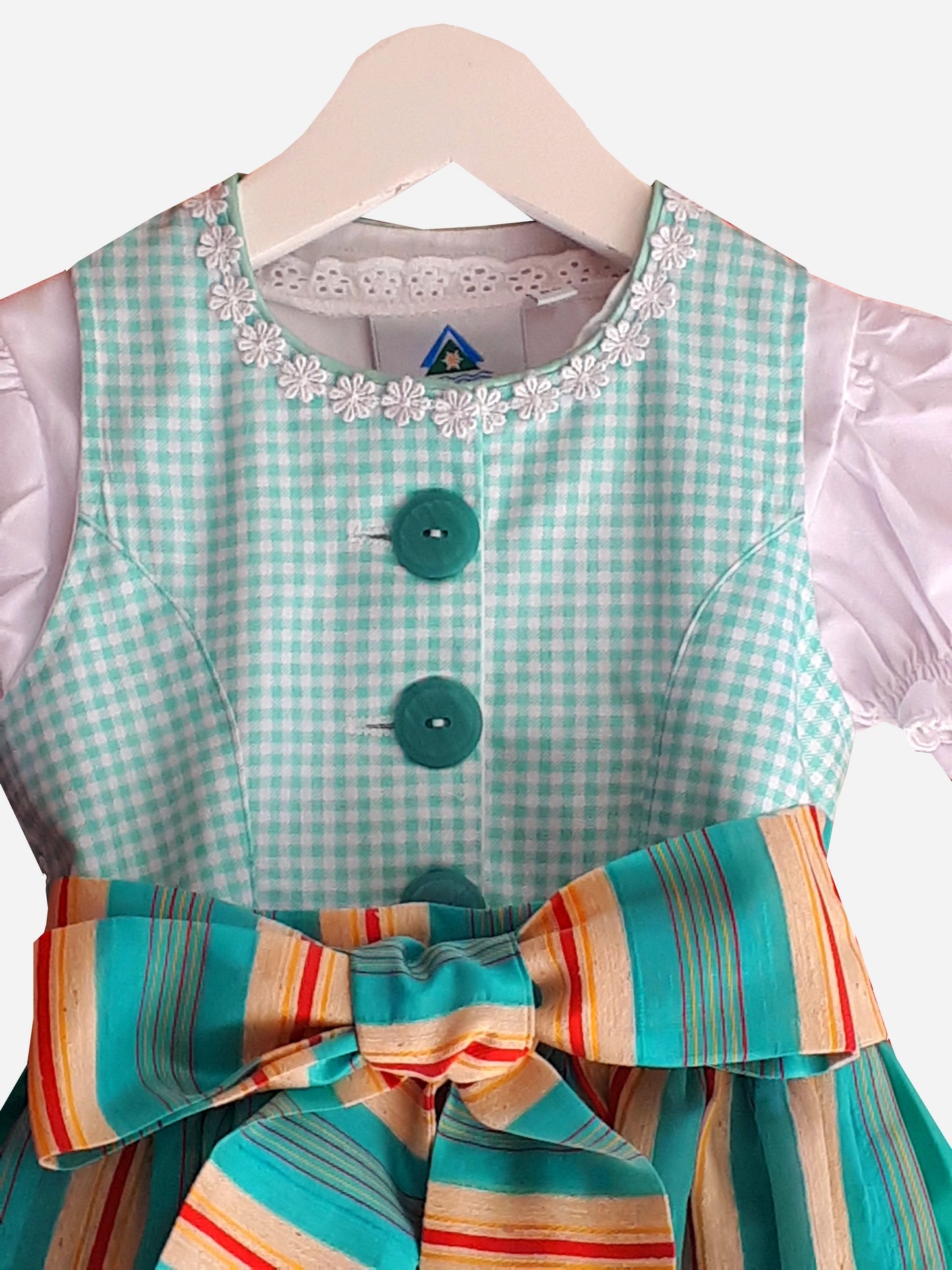 "Karoline" children dirndl girls dirndl mint green 2 sizes