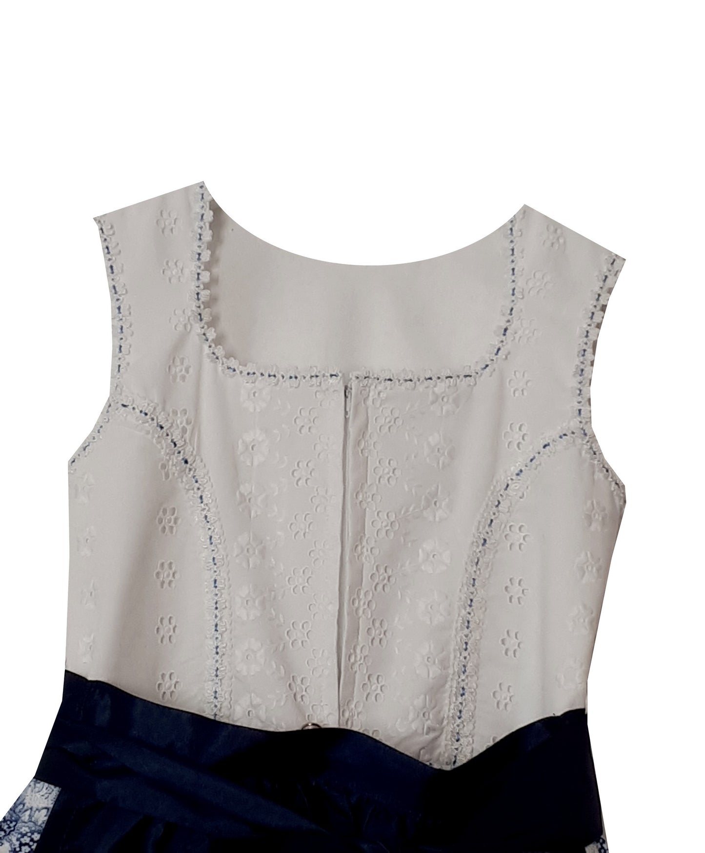 "Charlotte" children dirndl girls dirndl white-blue 122/128