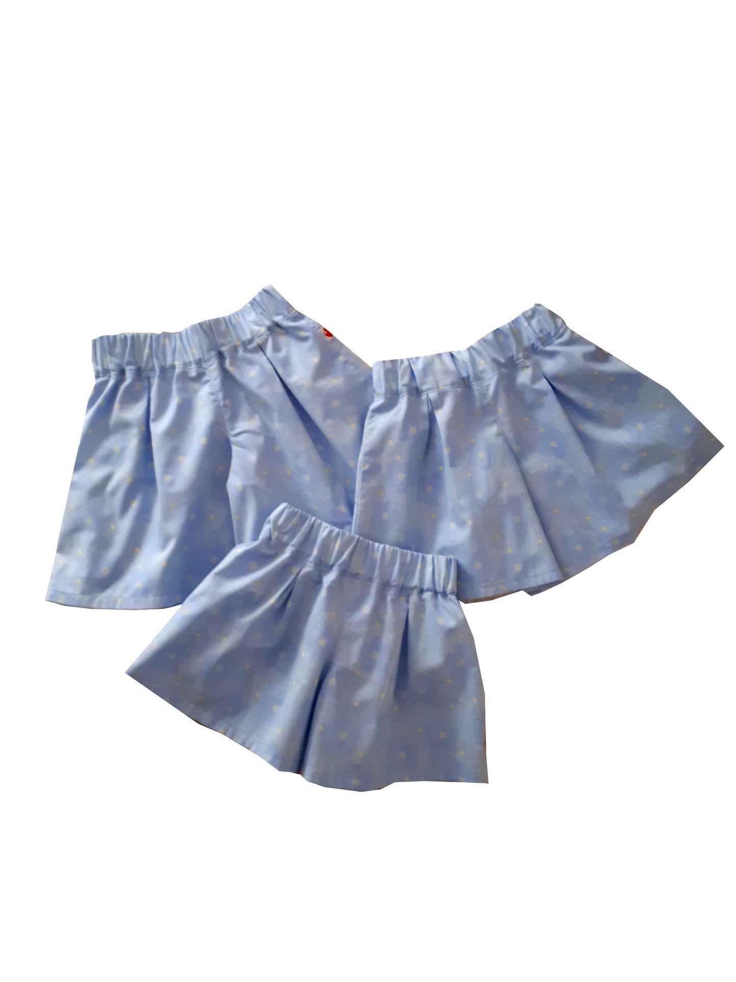 Mädchen Hosen-Rock "blue flowers"