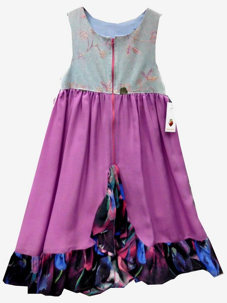 Mädchen Trägerkleid Jeans - Feentracht
