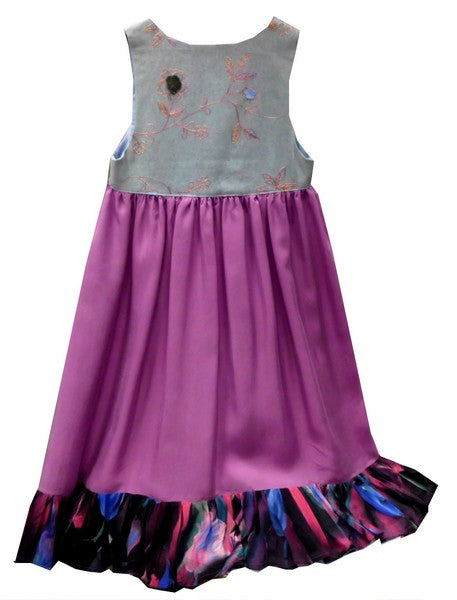 Mädchen Trägerkleid Jeans - Feentracht
