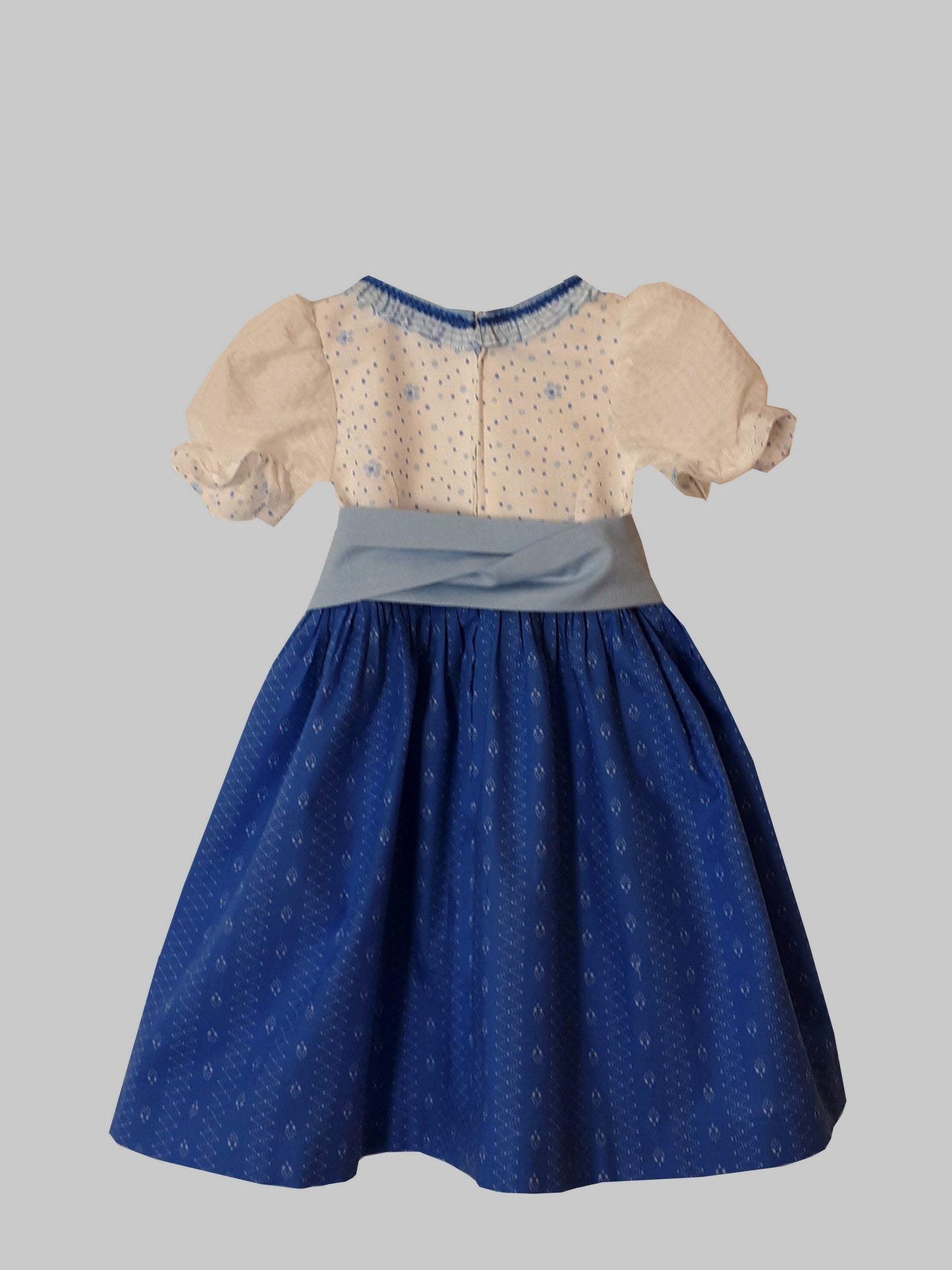 "Alexis" baby dirndl white blue 74/80