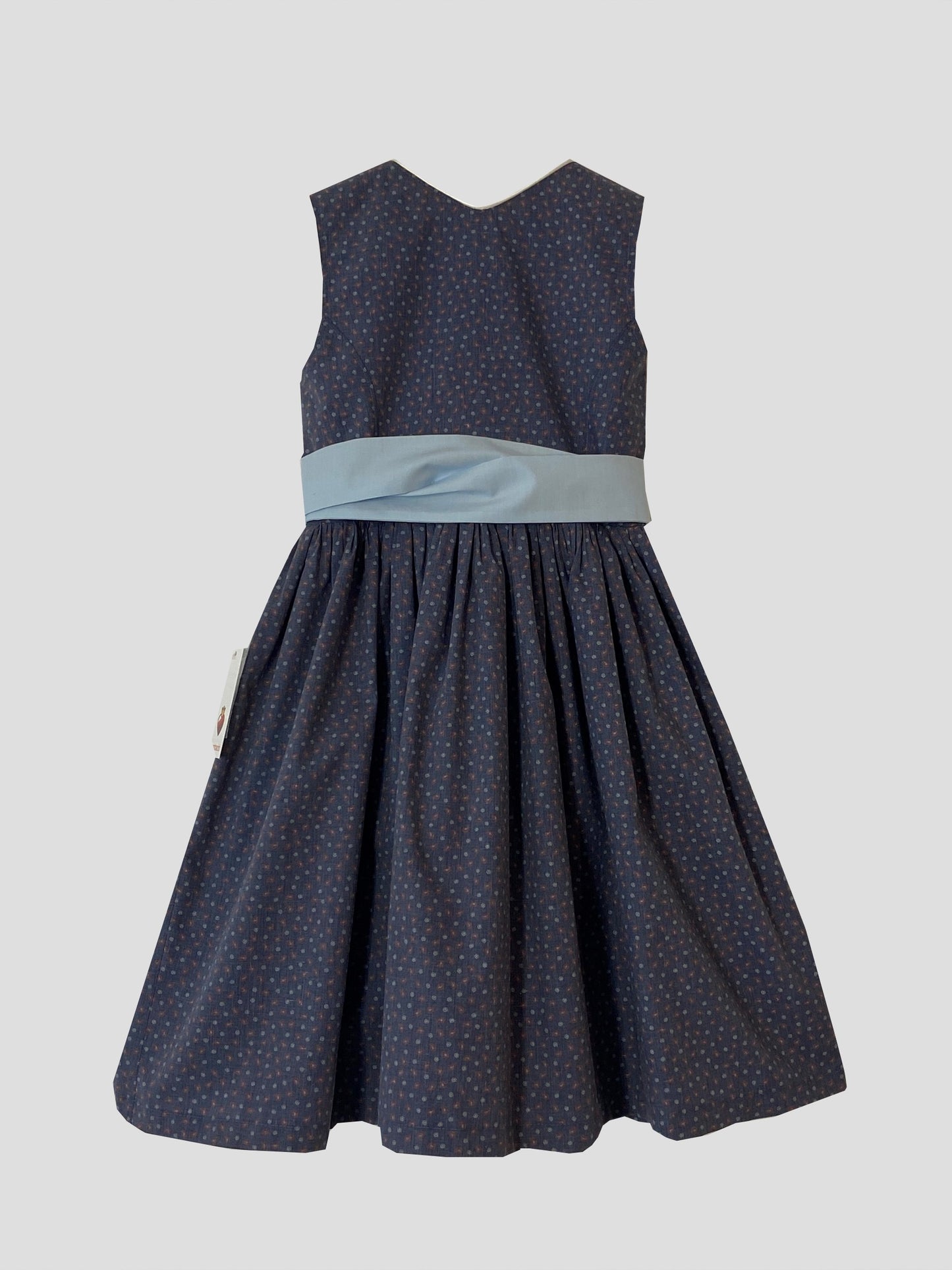 "Jeannie" Kinderdirndl Mädchen Dirndl jeansblau