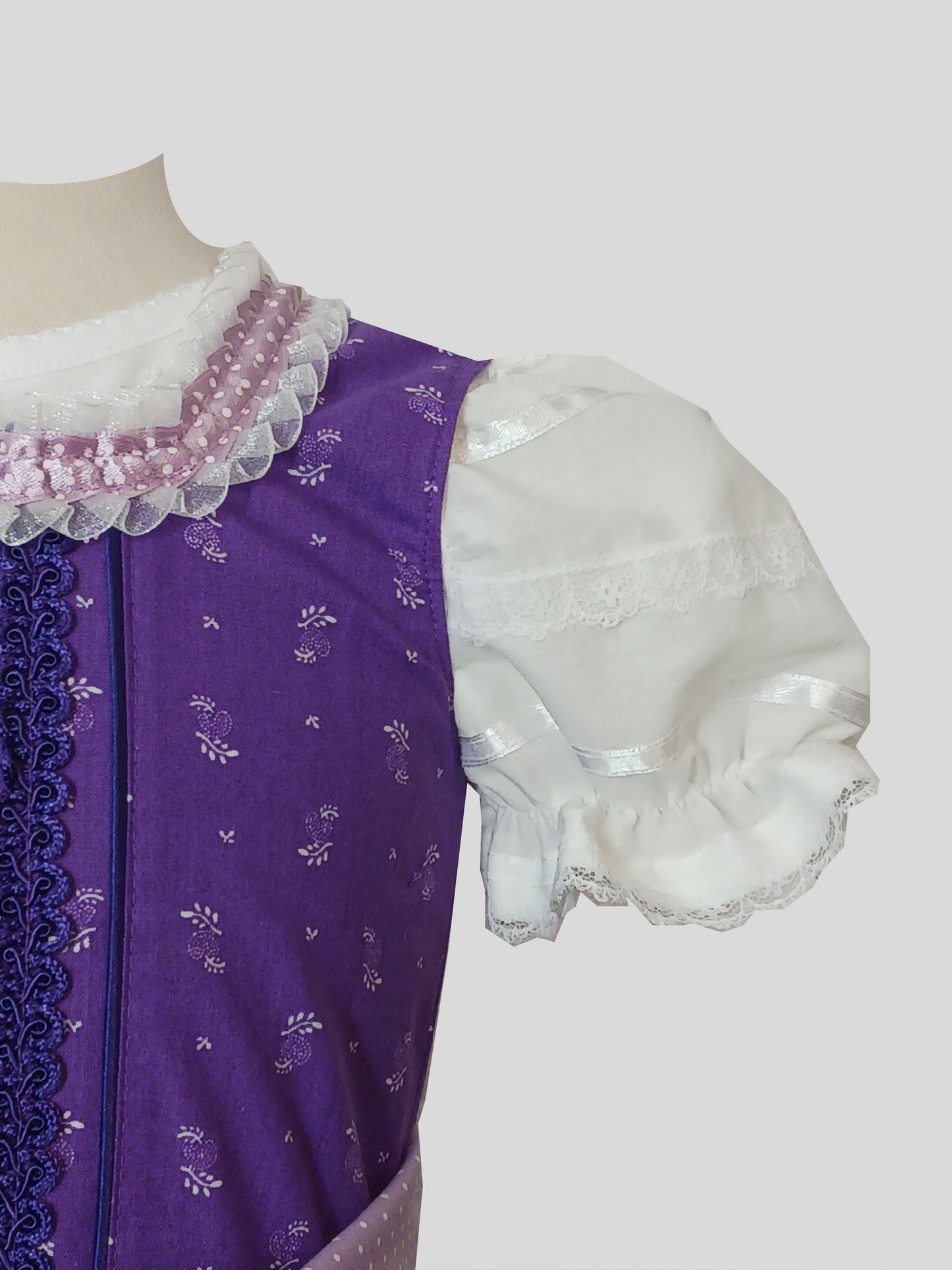 "Lilette" Kinderdirndl Mädchen Dirndl lila