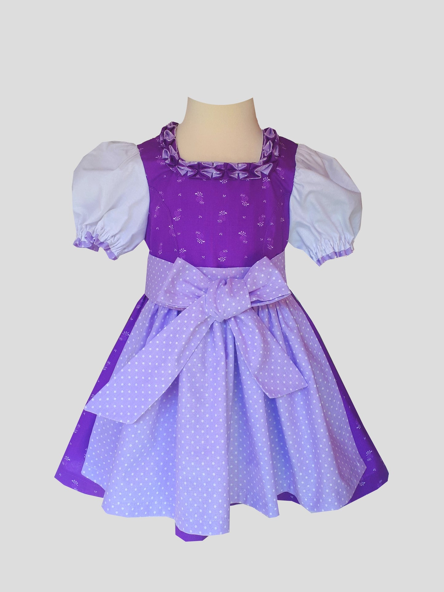 "Lilette" Babydirndl Kinderdirndl lila 62/68 - Sofortkauf!