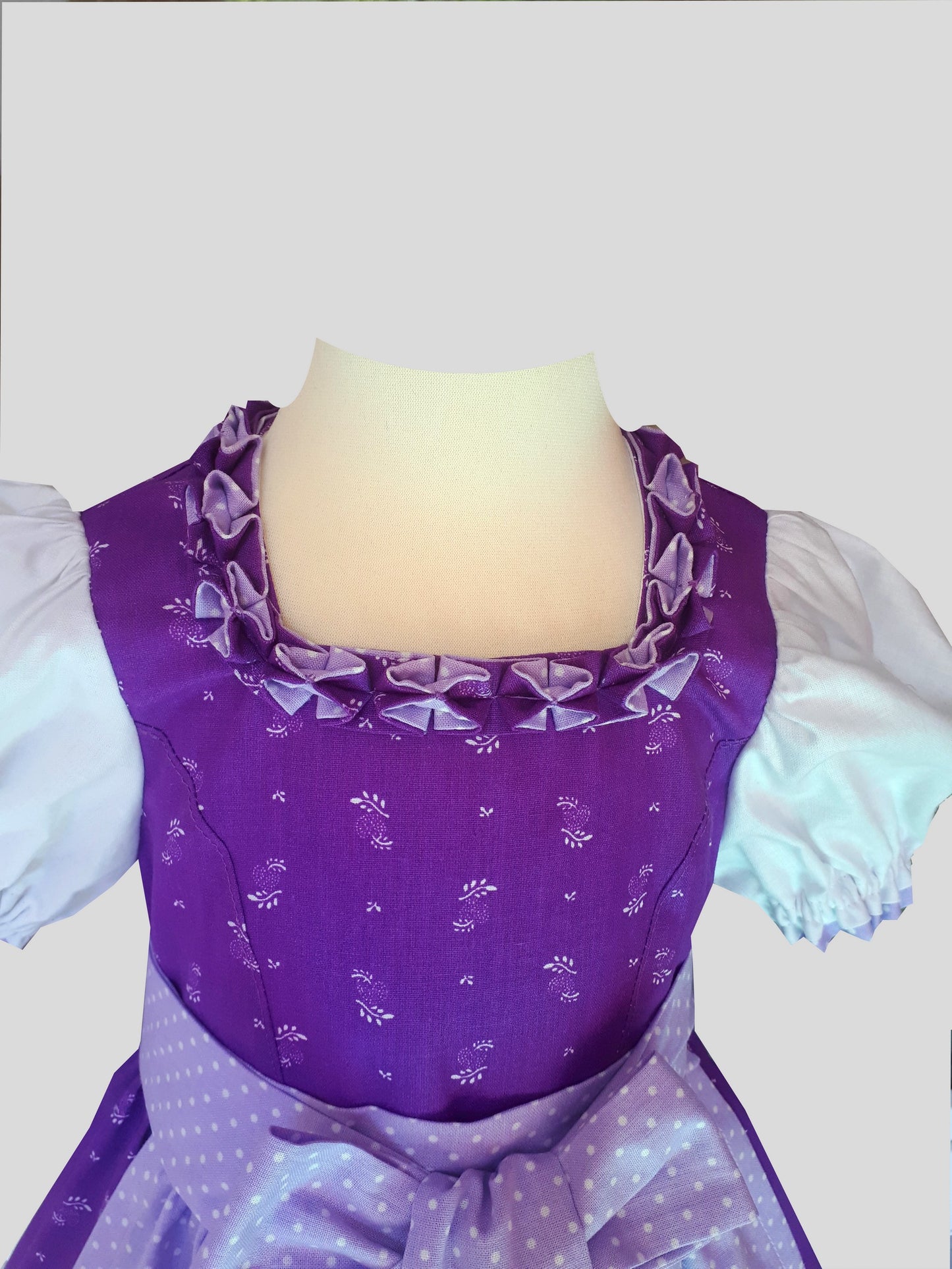 "Lilette" Babydirndl Kinderdirndl lila 62/68 - Sofortkauf!