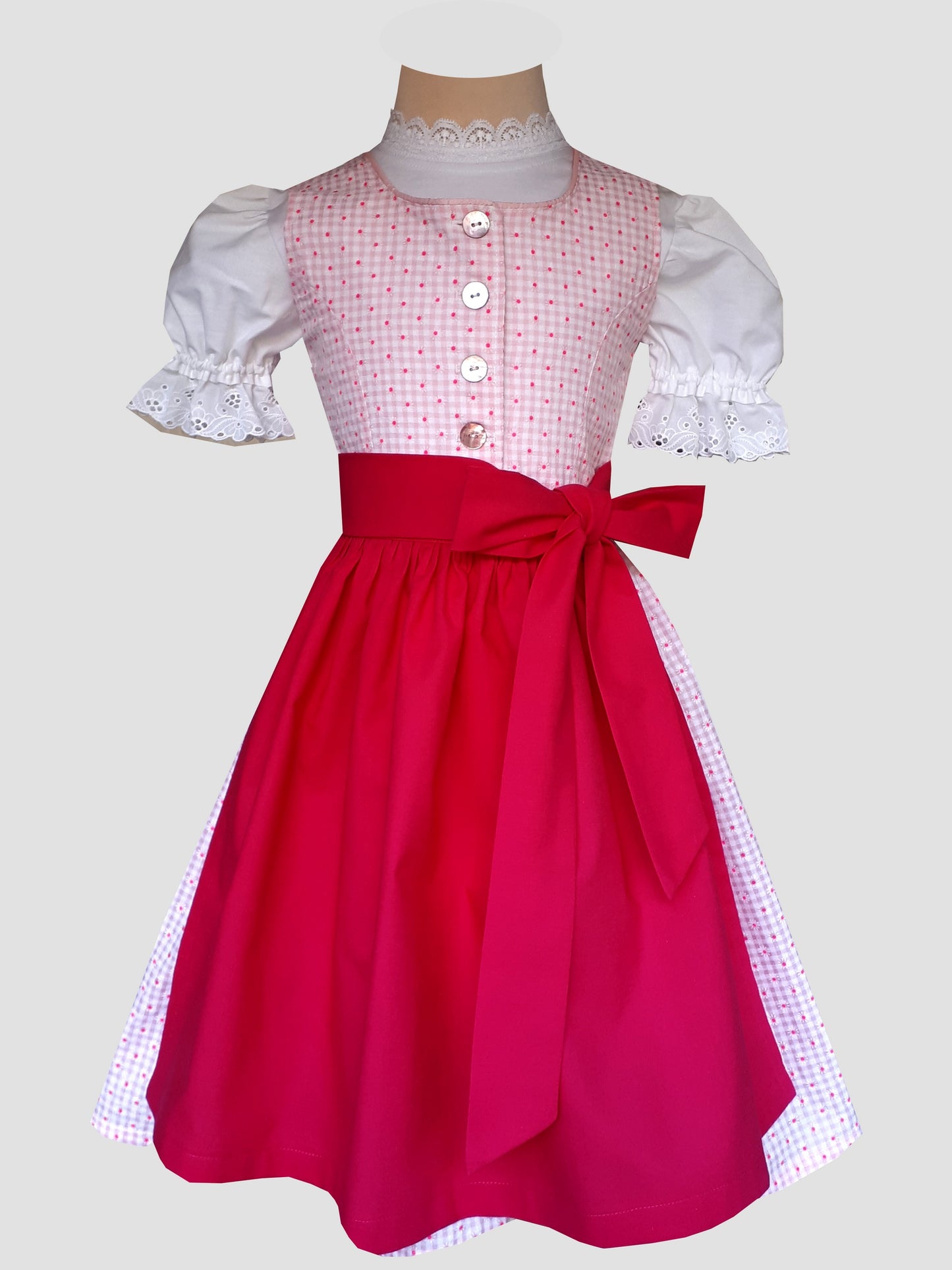 "Mila" children dirndl girls dirndl pink pink