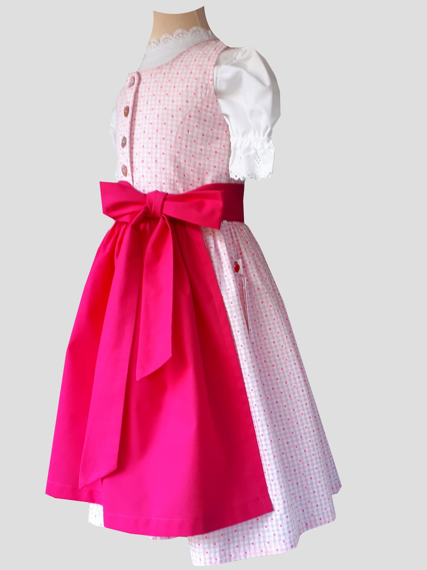 "Mila" children dirndl girls dirndl pink pink