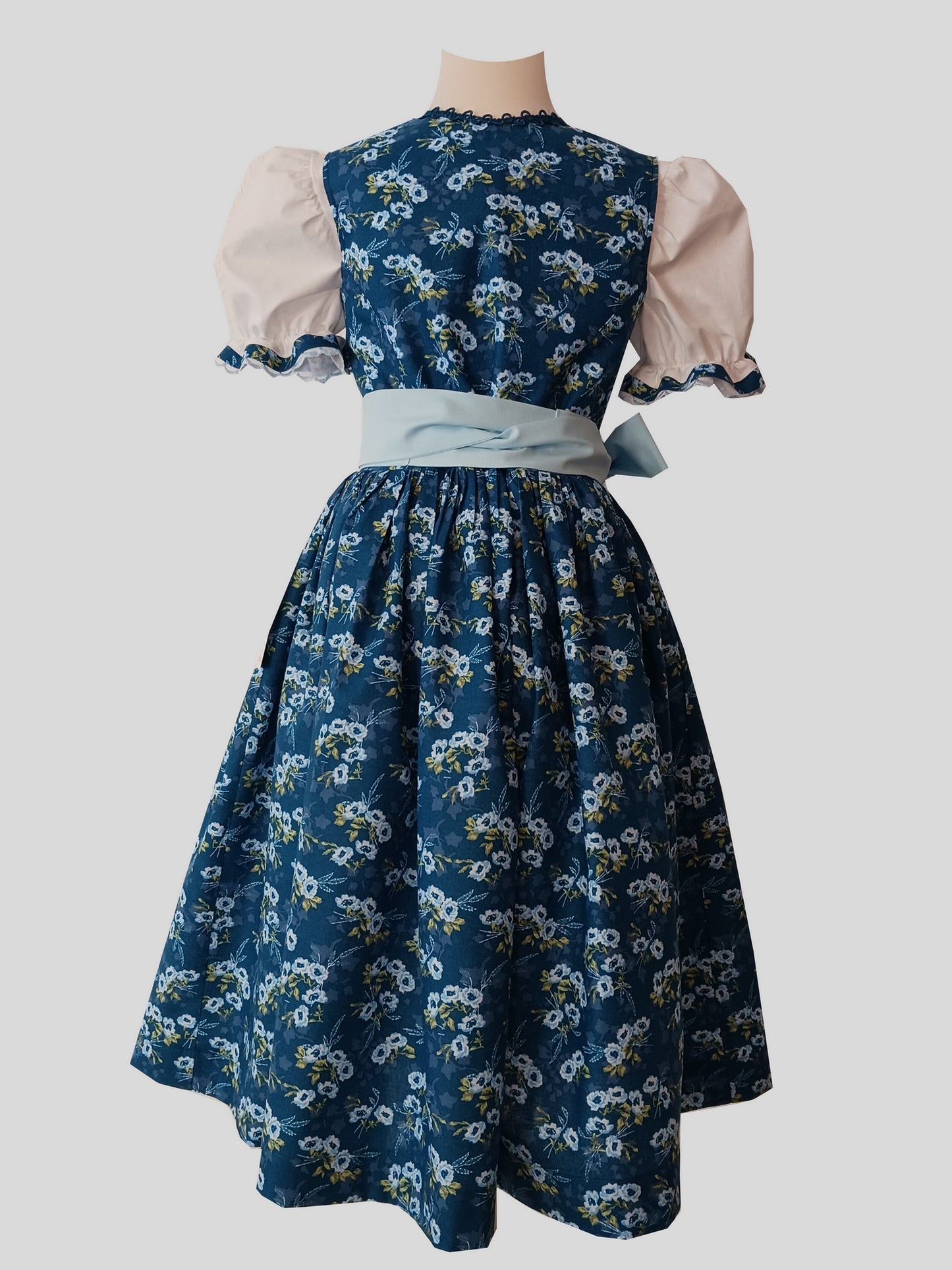 "Penelope" Kinderdirndl Mädchen Dirndl petrol celeste