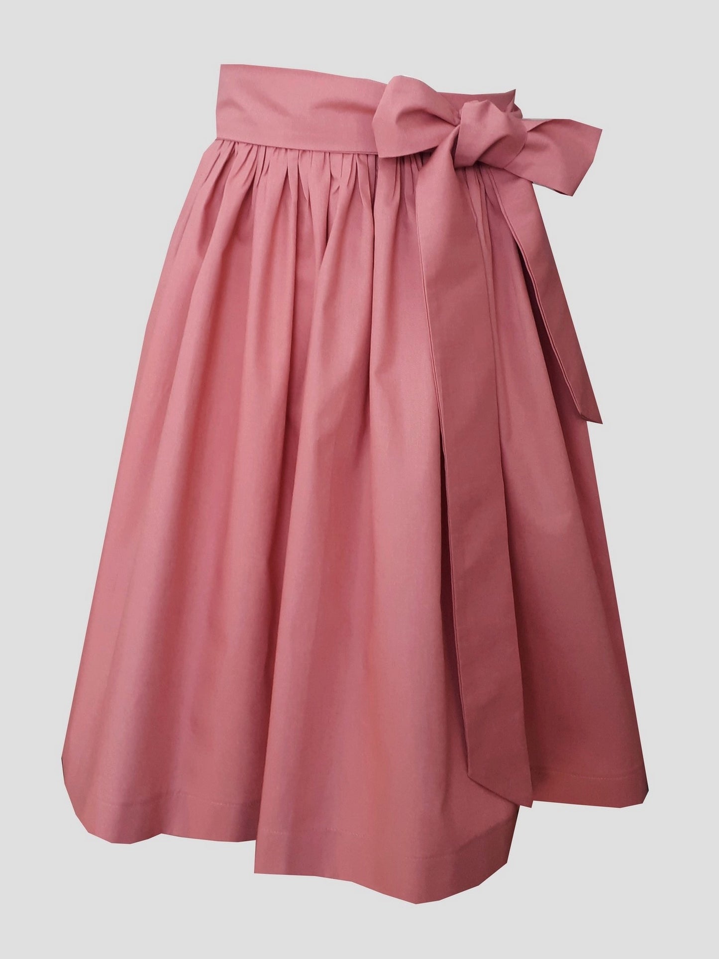 Damen Dirndlschürze Baumwolle BLUSH zartes Altrosa