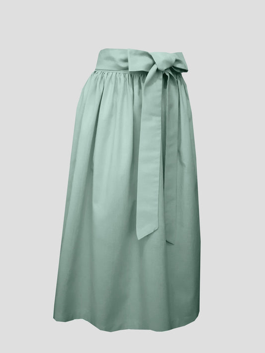 Damen Dirndlschürze Baumwolle mint
