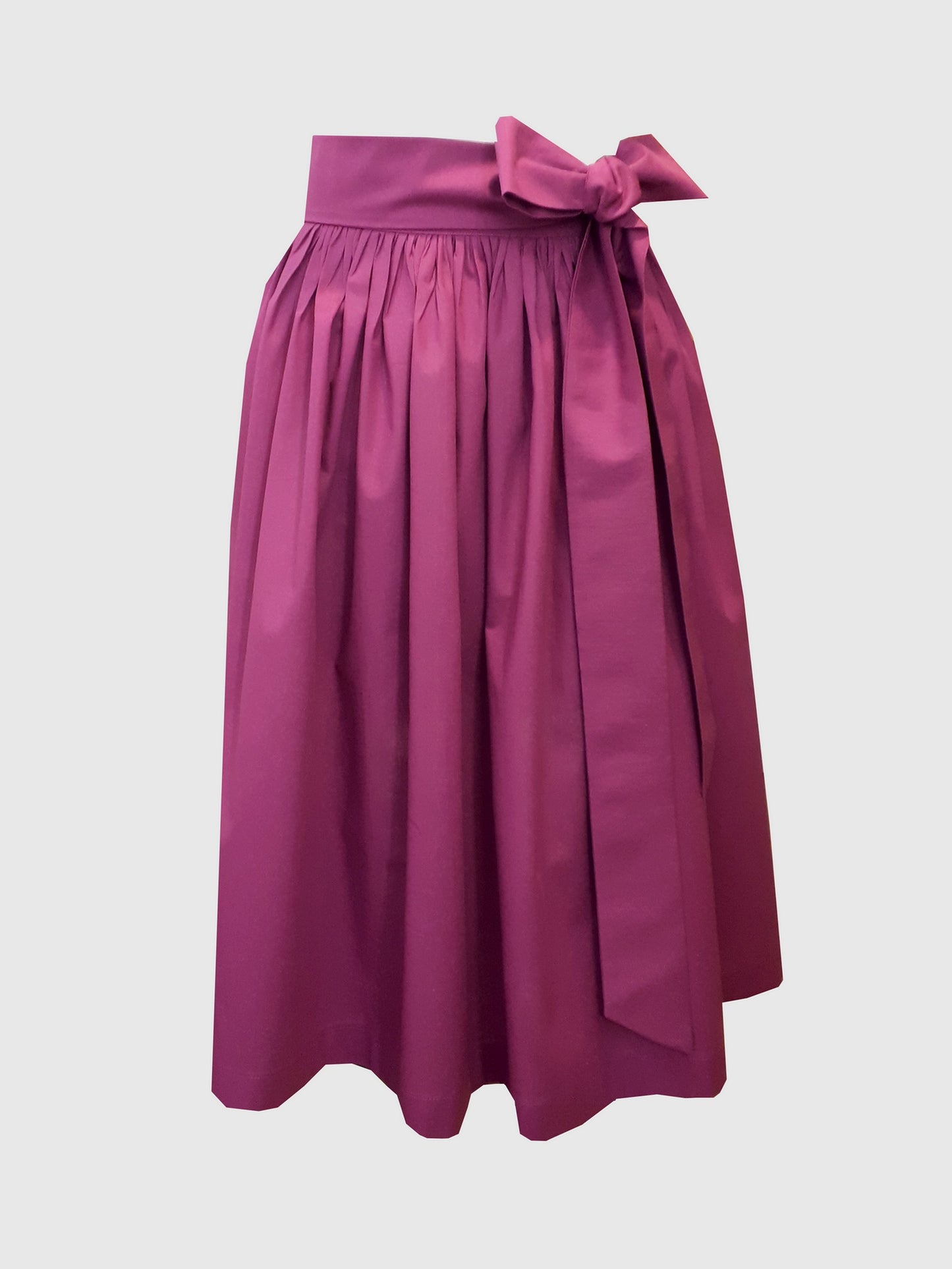 Damen Dirndlschürze Baumwolle violett